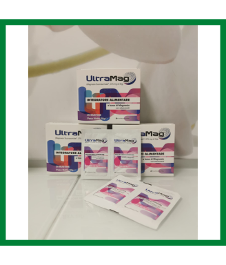 UltraMag integratore alimentare magnesio sucrosomiale 60 bustine senza glutine