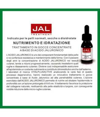 Vital plus Jal Acido Ialuronico concentrato pelle 10 ml