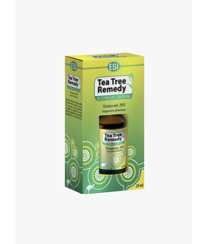 Tea tree oil remedy esi olio di malaleuca 25 ml antibatterico, disinfettante