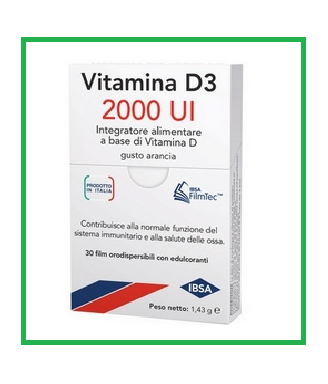 Vitamina D3 IBSA 2000UI 30...